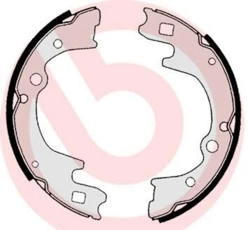 Гальмівні колодки, барабанні BREMBO S 30 515