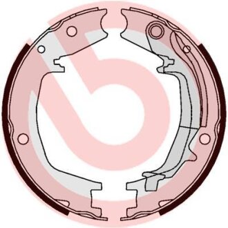 Комплект тормозных колодок, стояночная тормозная система BREMBO S 30 527