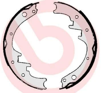 Гальмівні колодки, барабанні BREMBO S 37 501