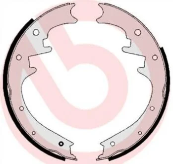 Гальмівні колодки, барабанні BREMBO S 37 504