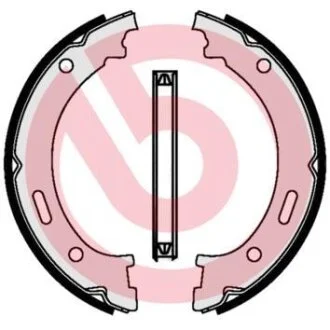 Комплект тормозных колодок, стояночная тормозная система BREMBO S37506