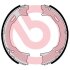 Гальмівні колодки, барабанні BREMBO S 37 509 (фото 1)