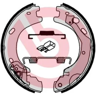 Гальмівні колодки барабанні BREMBO S44510