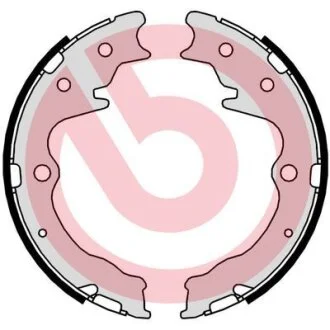 Гальмівні колодки, барабанні BREMBO S 49 526