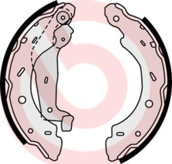 Гальмівні колодки барабанні BREMBO S 50 504