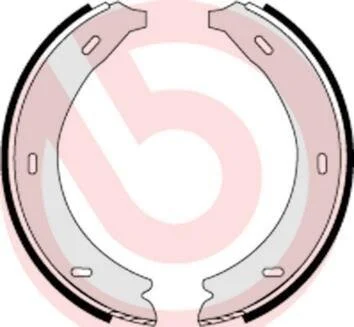 Комплект гальмівних колодок стояночної гальмівної системи BREMBO S 50 509