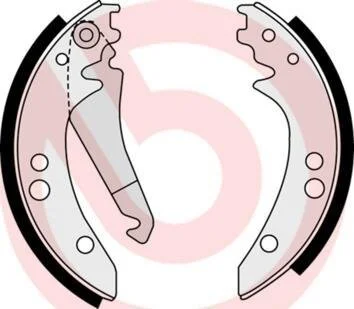 Гальмівні колодки, барабанні BREMBO S 50 514