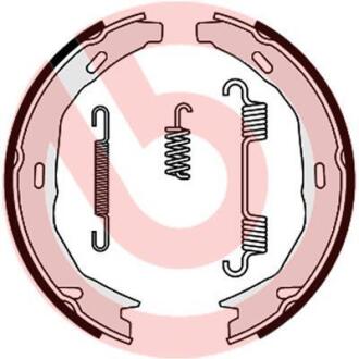 Комплект гальмівних колодок BREMBO S 50 522