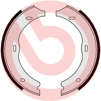 Комплект тормозных колодок, стояночная тормозная система BREMBO S 50 524
