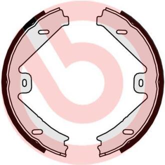 Колодки стояночного тормоза MB W212/X204 08- 2.0-6.2/2.2-3.5 стоян.торм. BREMBO S 50 525