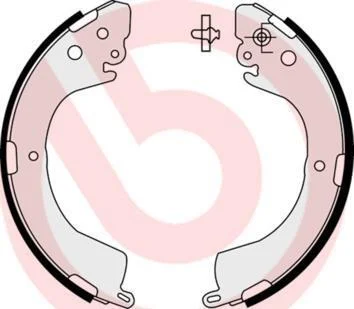 Колодки гальмівні барабанні (комплект 4 шт) BREMBO S 54 514