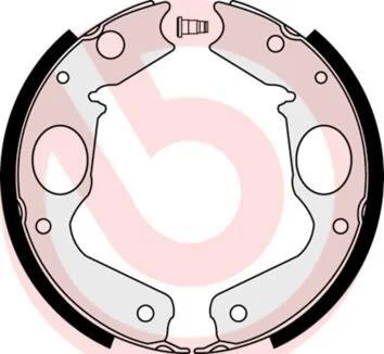 Гальмівні колодки, барабанні BREMBO S 54 518