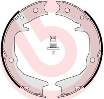 Колодки тормозные MITSUBISHI GALANT/LANCER/OUTLANDER 96- стоян.торм. BREMBO S 54 519