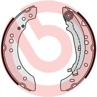 Гальмівні колодки барабані BREMBO S 54 521