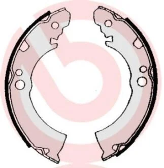 Гальмівні колодки, барабанні BREMBO S 56 504