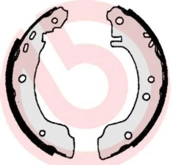 Гальмівні колодки, барабанні BREMBO S 56 505