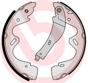 Гальмівні колодки, барабанні BREMBO S 56 517