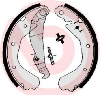 Гальмівні колодки барабанні BREMBO S 59 508