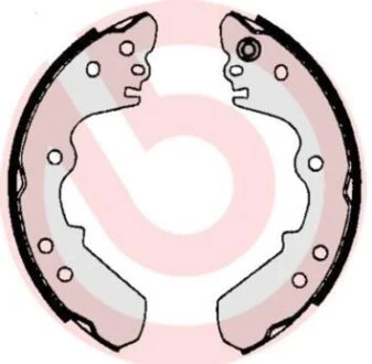 Гальмівні колодки, барабанні BREMBO S 59 512