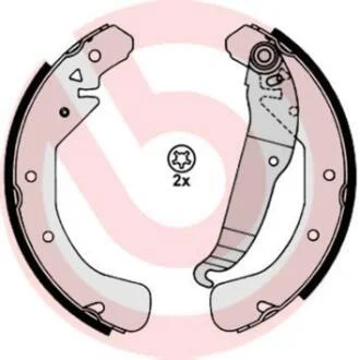 Гальмівні колодки барабанні BREMBO S 59 517