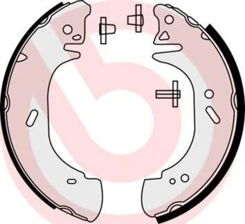 Гальмівні колодки, барабанні BREMBO S 59 518