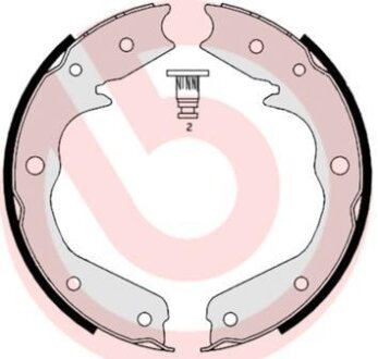 Гальмівні колодки, барабанні BREMBO S 59 527