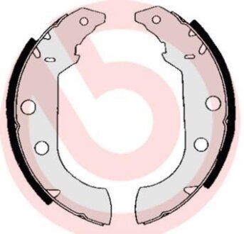 Гальмівні колодки, барабанні BREMBO S 61 517