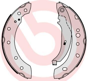 Гальмівні колодки, барабанні BREMBO S 61 527