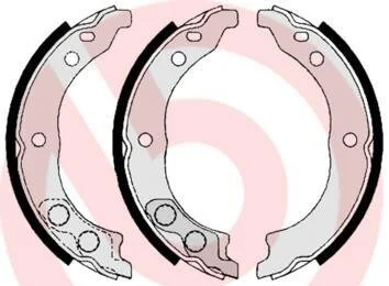 Колодки ручника Fiat Ducato/Peugeot Boxer 02- (170x42) BREMBO S 61 541