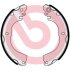Колодки тормозные NISSAN TIIDA 07- барабан. BREMBO S61543 (фото 1)