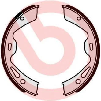Комплект тормозных колодок, стояночная тормозная система BREMBO S 65 504