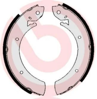 Колодки тормозные RENAULT/HYUNDAI MASTER/TRAFIC/PORTER -04 задн.барабан. BREMBO S 68 513