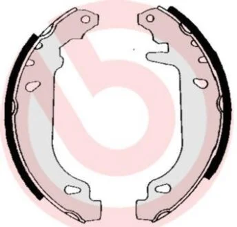 Гальмівні колодки, барабанні BREMBO S 68 520