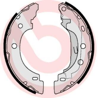 Гальмівні колодки барабанні BREMBO S 68 523