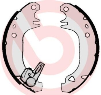 Гальмівні колодки, барабанні BREMBO S 68 536