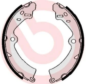 Гальмівні колодки, барабанні BREMBO S 79 508