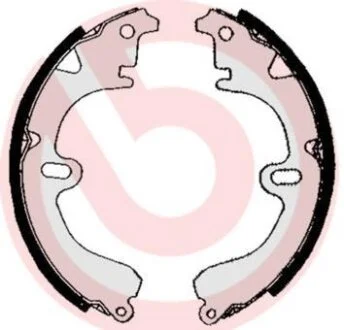 Гальмівні колодки, барабанні BREMBO S 83 504