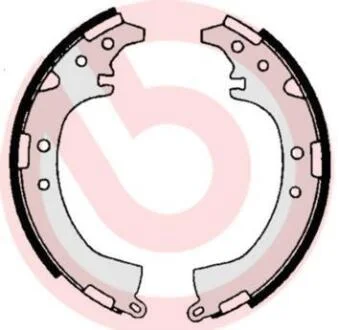 Колодки гальмівні барабанні (комплект 4 шт) BREMBO S 83 528