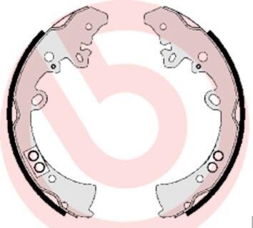 Гальмівні колодки, барабанні BREMBO S 83 550
