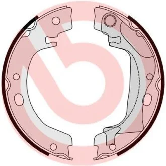 Комплект гальмівних колодок стояночної гальмівної системи BREMBO S 83 560
