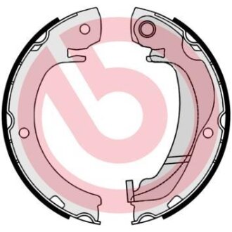 Комплект тормозных колодок, стояночная тормозная система BREMBO S83561