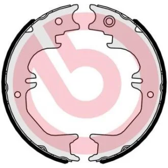 Колодки стояночного тормоза TOYOTA LAND CRUISER 98- стоян.торм. BREMBO S83563