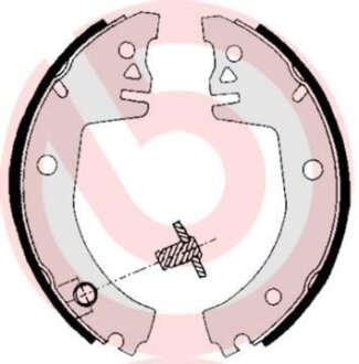 Гальмівні колодки, барабанні BREMBO S 85 512