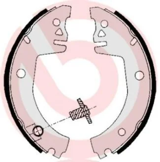 Гальмівні колодки, барабанні BREMBO S 85 512