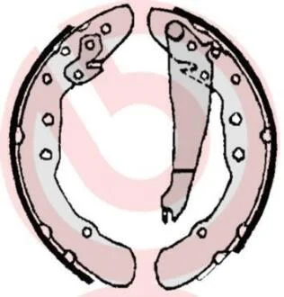 Гальмівні колодки барабанні BREMBO S 85 514