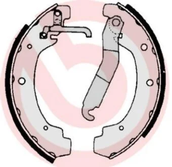 Гальмівні колодки, барабанні BREMBO S 85 534