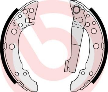 Гальмівні колодки, барабанні BREMBO S 85 535