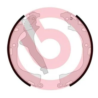 Гальмівні колодки, барабанні BREMBO S 85 542