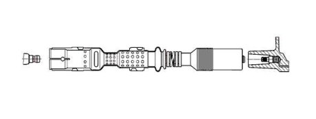 Провод высокого напряжения BREMI 197E25