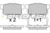 Гальмівні колодки зад. Civic 98-/Accord 90-03 (Akebono) (47,5x89x14,5) BREMSI BP2544 (фото 1)
